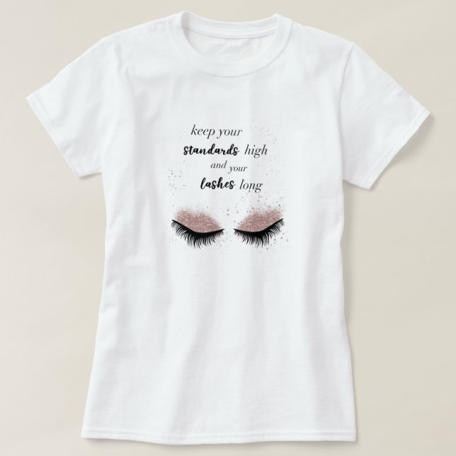 Lashes Art  Artist Accessories  T-Shirt (Design Front)