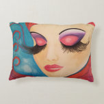 &quot;lashes&quot; Bliss Pillow By Omthat at Zazzle