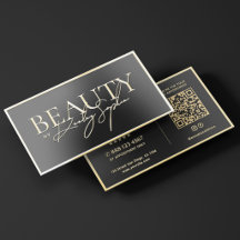 Lashes Brows Makeup Artist Beauty Black Gold Frame