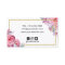 Lashes & Brows Makeup Artist Modern Floral Salon