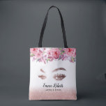 Lashes Brows Makeup Artist Rose Gold Beauty Salon Tote Bag<br><div class="desc">Lashes Brows Makeup Artist Rose Gold Beauty Salon Tote Bags.</div>