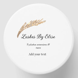 lashes by add name contact info social media websi mini candle favors