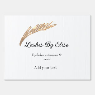 lashes by add name contact info social media websi sign
