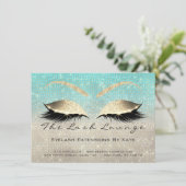 Lashes Extension Aftercare Instruction Ivory Blue (Standing Front)