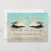 Lashes Extension Aftercare Instruction Ivory Blue (Front)