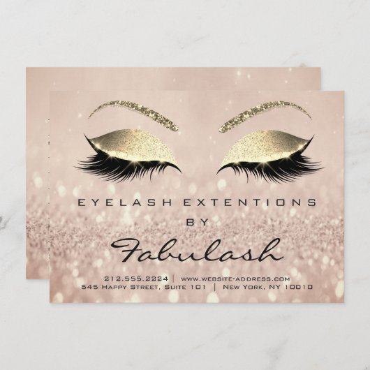 Lashes Extension Aftercare Instruction Pin Rose (Front/Back)