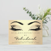 Lashes Extension Aftercare Instructions Champaigne (Standing Front)