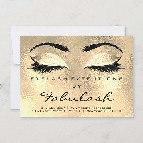 Lashes Extension Aftercare Instructions SPA Gold