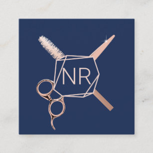 Rose Gold Geometric Monogram Logo Gifts On Zazzle