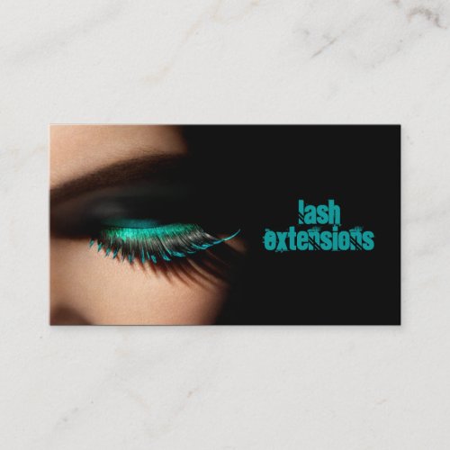 Lashes, Lash Extensions, Beauty Salon, Cosmetology Business Card