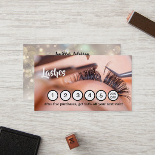 Lashes Loyalty Business Card