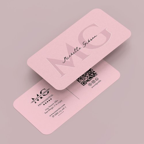 Lashes Makeup Artist Beautician Pastel Pink Modern Business Card