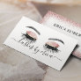 Lashes Makeup Artist Long Eyelash Extensions Business Card