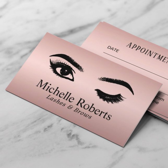 Lashes Makeup Artist Rose Gold Salon Appointment (Creator Uploaded)