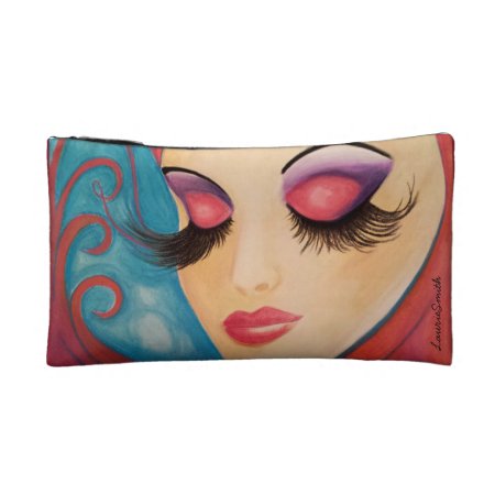 "lashes" Makeup Bag By Omthat