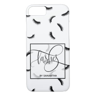 Lashes Pattern Lots of Lashes Eyelash Lash Artist iPhone 8/7 Case
