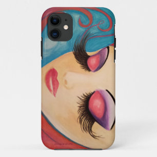 "Lashes" Phone Case Original Art by LaurieSmith