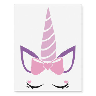 LASHES UNICORN TEMPORARY TATTOO