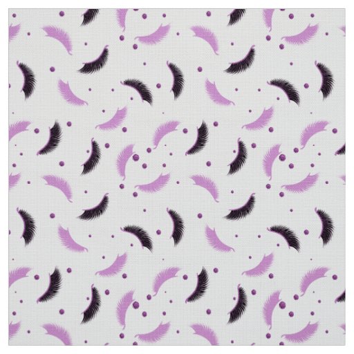 Lashes with purple  glitter pattern fabric
