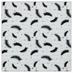 Lashes with silver glitter pattern fabric