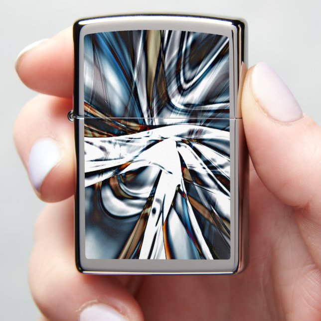 Lashing of rustic and flashy clippings and strokes zippo lighter (In Hand)