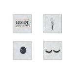 Lashlife Marble Magnets at Zazzle
