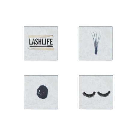 Lashlife Marble Magnets