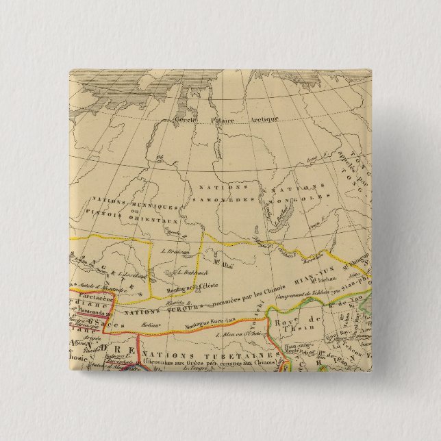 L'Asie, l'an 322 av JC Button (Front)