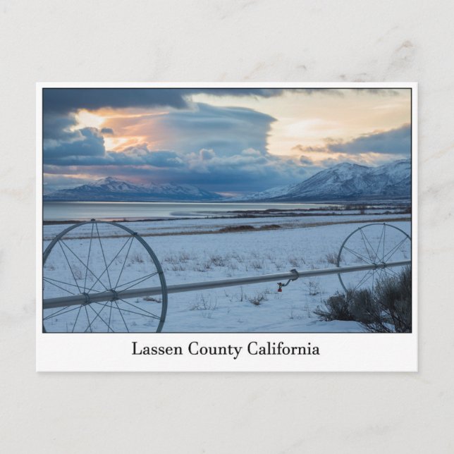 Lassen County California Post Card (Front)