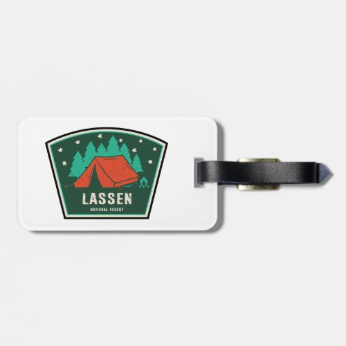 Lassen National Forest Camping Luggage Tag