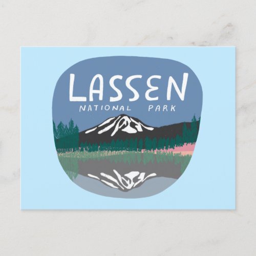 Lassen National Park Mountain Volcano California Postcard