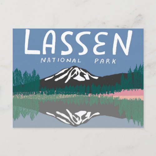 Lassen National Park Mountain Volcano California  Postcard