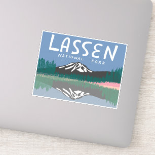 Lassen National Park Mountain Volcano California Sticker
