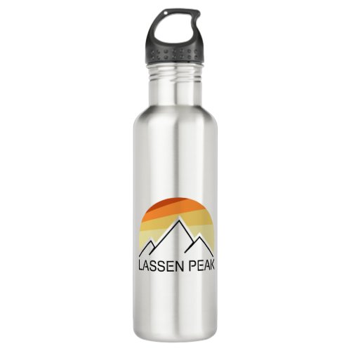Lassen Peak California Retro Stainless Steel Water Bottle