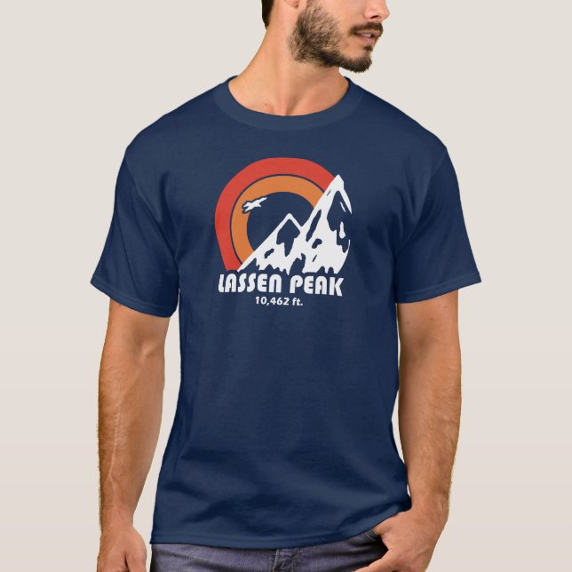 Lassen Peak California Sun Eagle T-Shirt (Front)