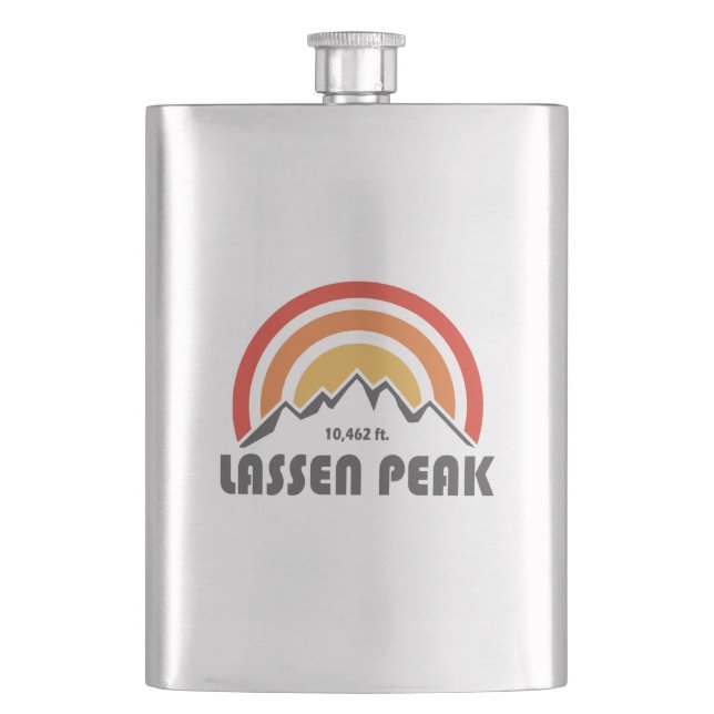 Lassen Peak Flask (Front)