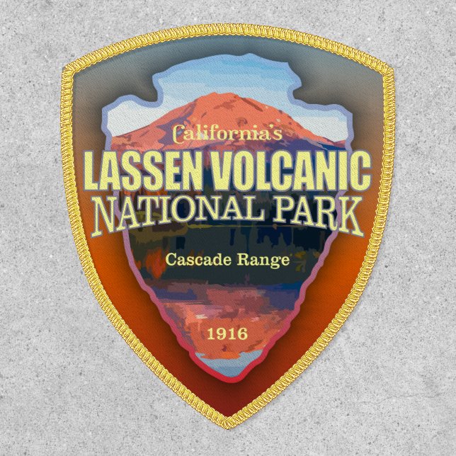 Lassen Volcanic (arrowhead)  Patch (Front)