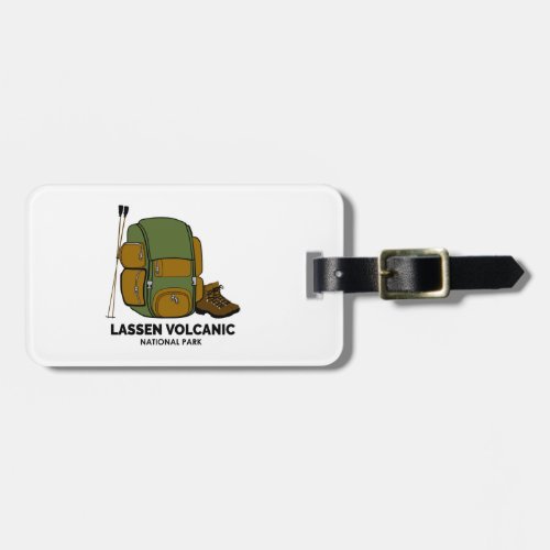 Lassen Volcanic National Park Backpack Luggage Tag