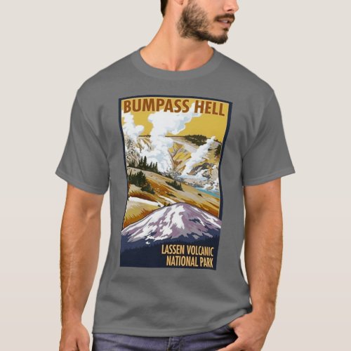 Lassen Volcanic National Park Bumpass Hell Travel T_Shirt