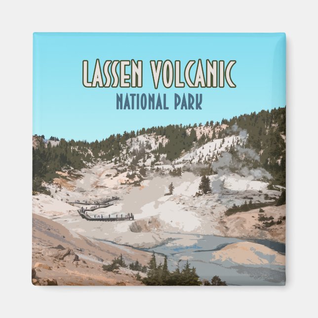 Lassen Volcanic National Park California Magnet (Front)