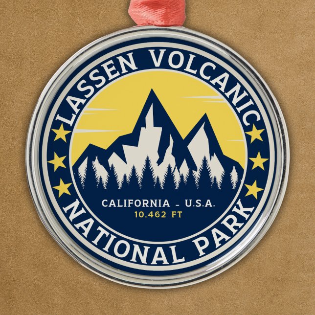 Lassen Volcanic National Park California Metal Ornament (Creator Uploaded)