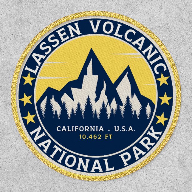 Lassen Volcanic National Park California Patch (Front)
