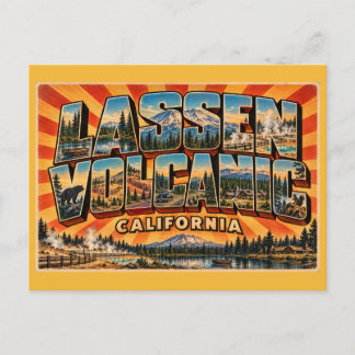 Lassen Volcanic National Park California Postcard
