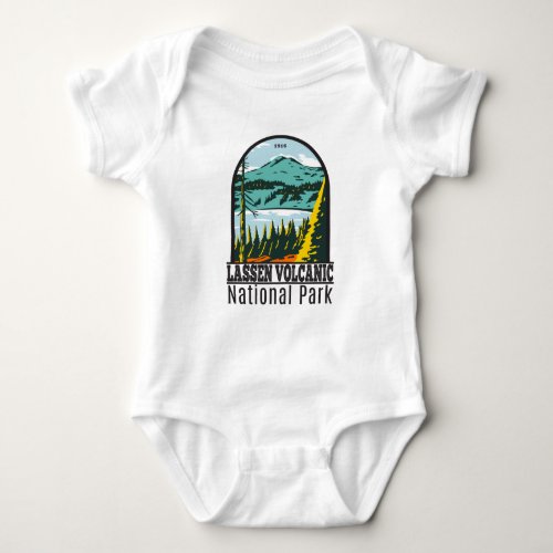 Lassen Volcanic National Park California Vintage Baby Bodysuit