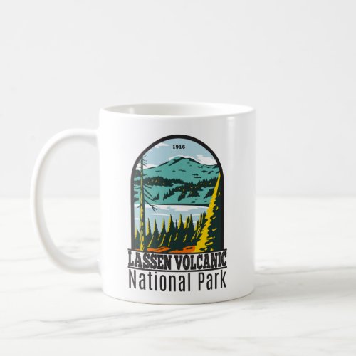Lassen Volcanic National Park California Vintage Coffee Mug