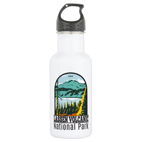 Lassen Volcanic National Park California Vintage  Stainless Steel Water Bottle