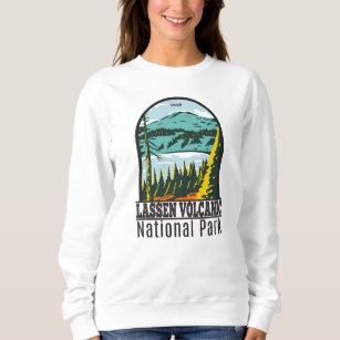 Lassen Volcanic National Park California Vintage  Sweatshirt