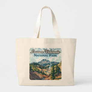 Lassen Volcanic National Park California Volcano Large Tote Bag