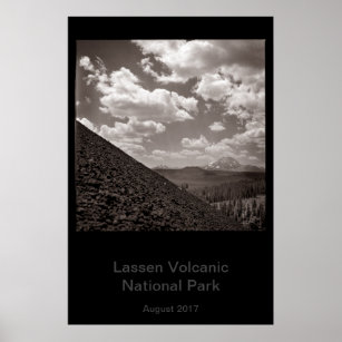 Lassen Volcanic National Park, Cinder Cone Poster