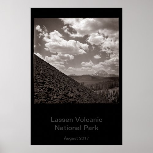 Lassen Volcanic National Park Cinder Cone Poster